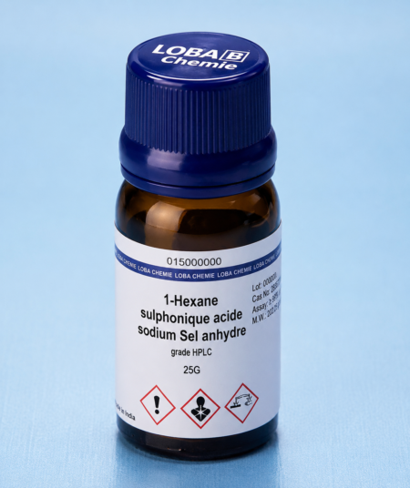 1-Hexane sulphonique acide sodium Sel anhydre grade HPLC (25G)
