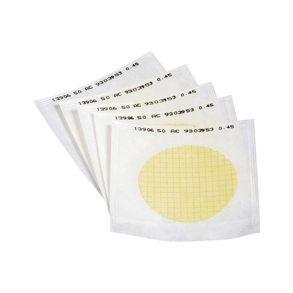 Filtre Membrane stérile en nitrate de cellulose quadriés 0.45µm, 47 mm (100/B)